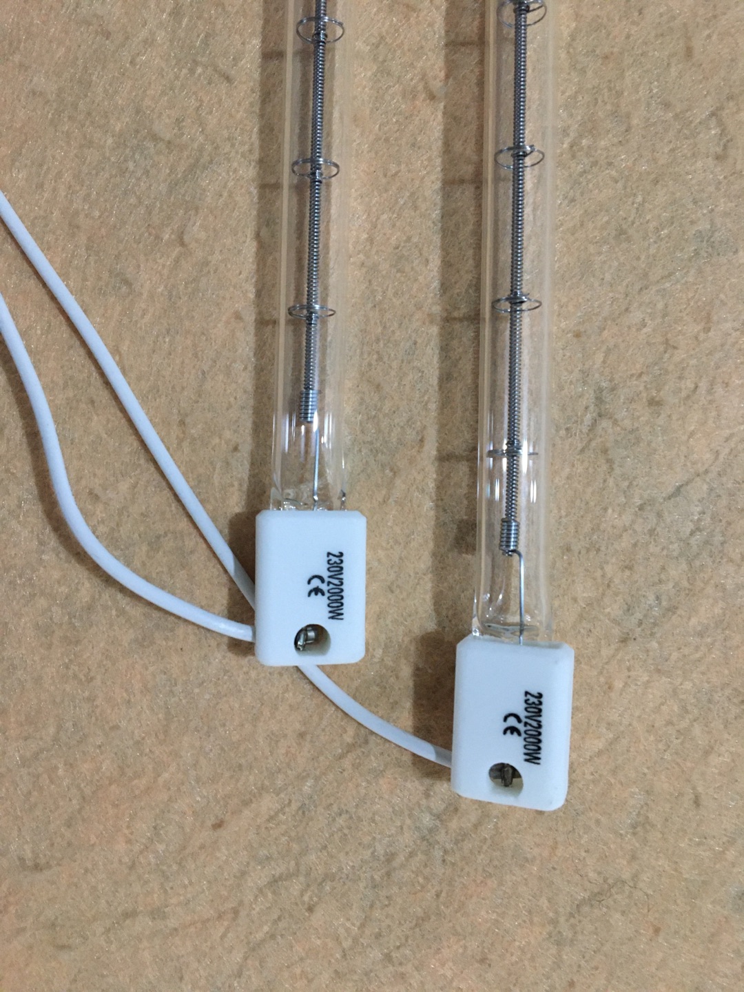 Clear Halogen Lamp Replacement Parts 500W