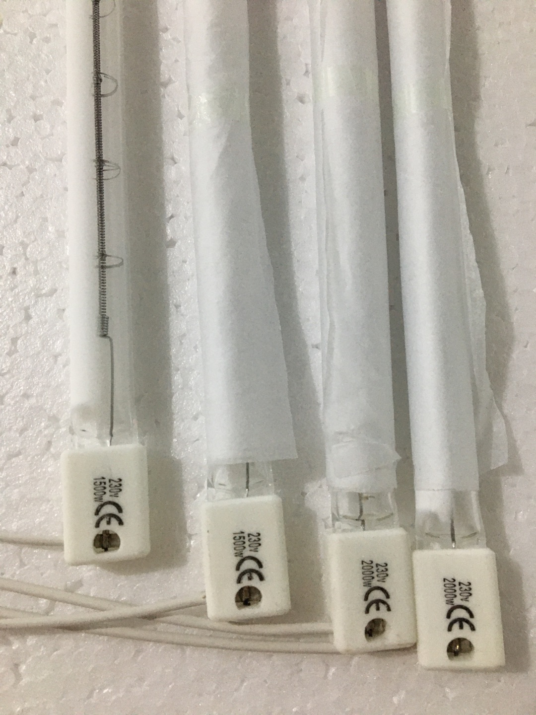 Halogenheizlampe IR-Quarzglas für Textiltrockner