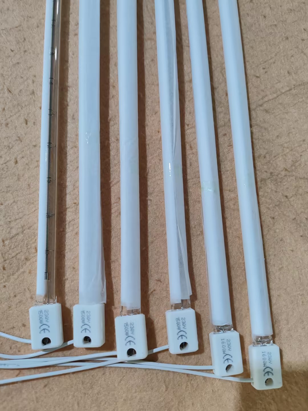 fast medium wave halogen heat lamps