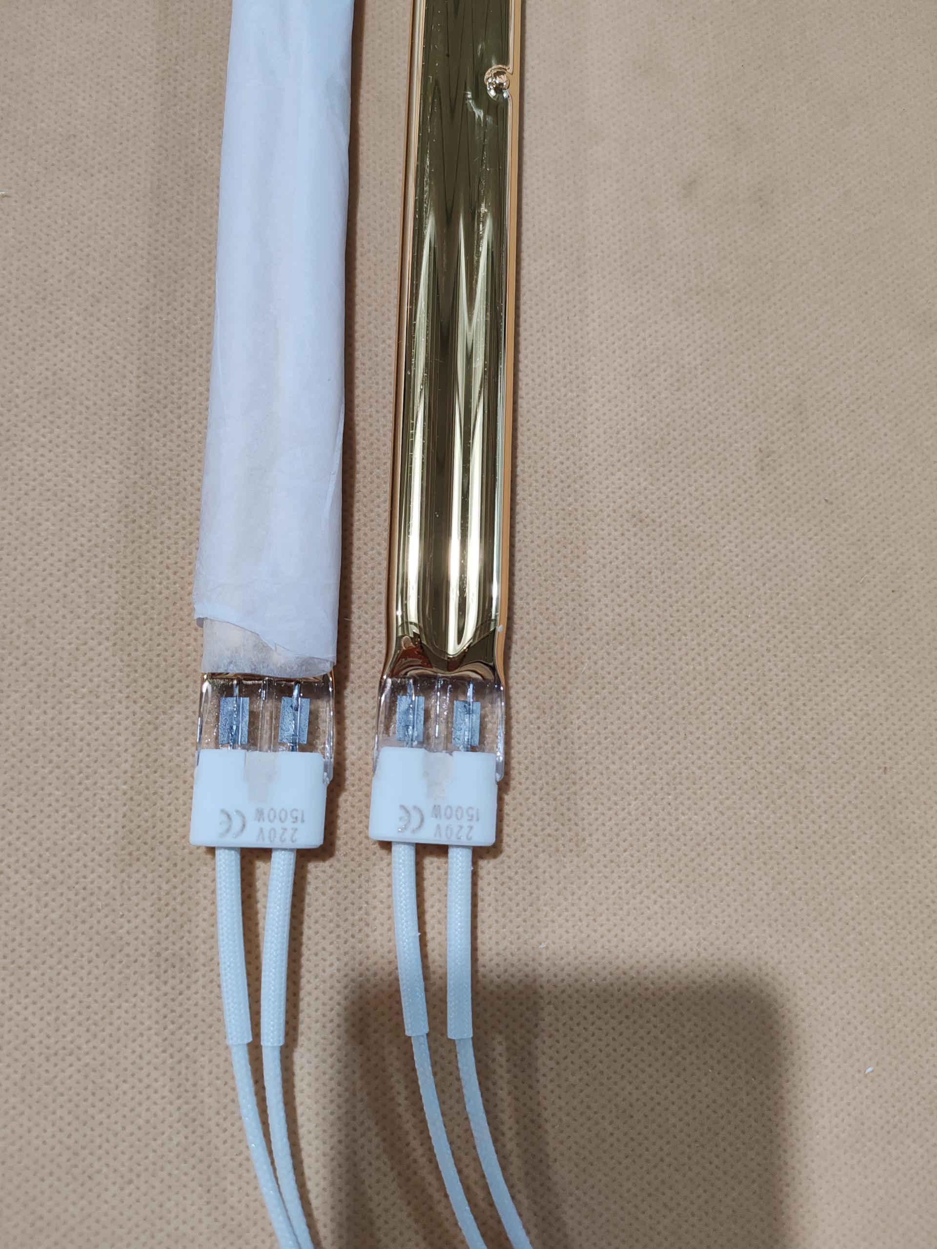 ruby infrared heating lamp 400v 3000w infrared halogen heating lamp infrared halogenic bulb